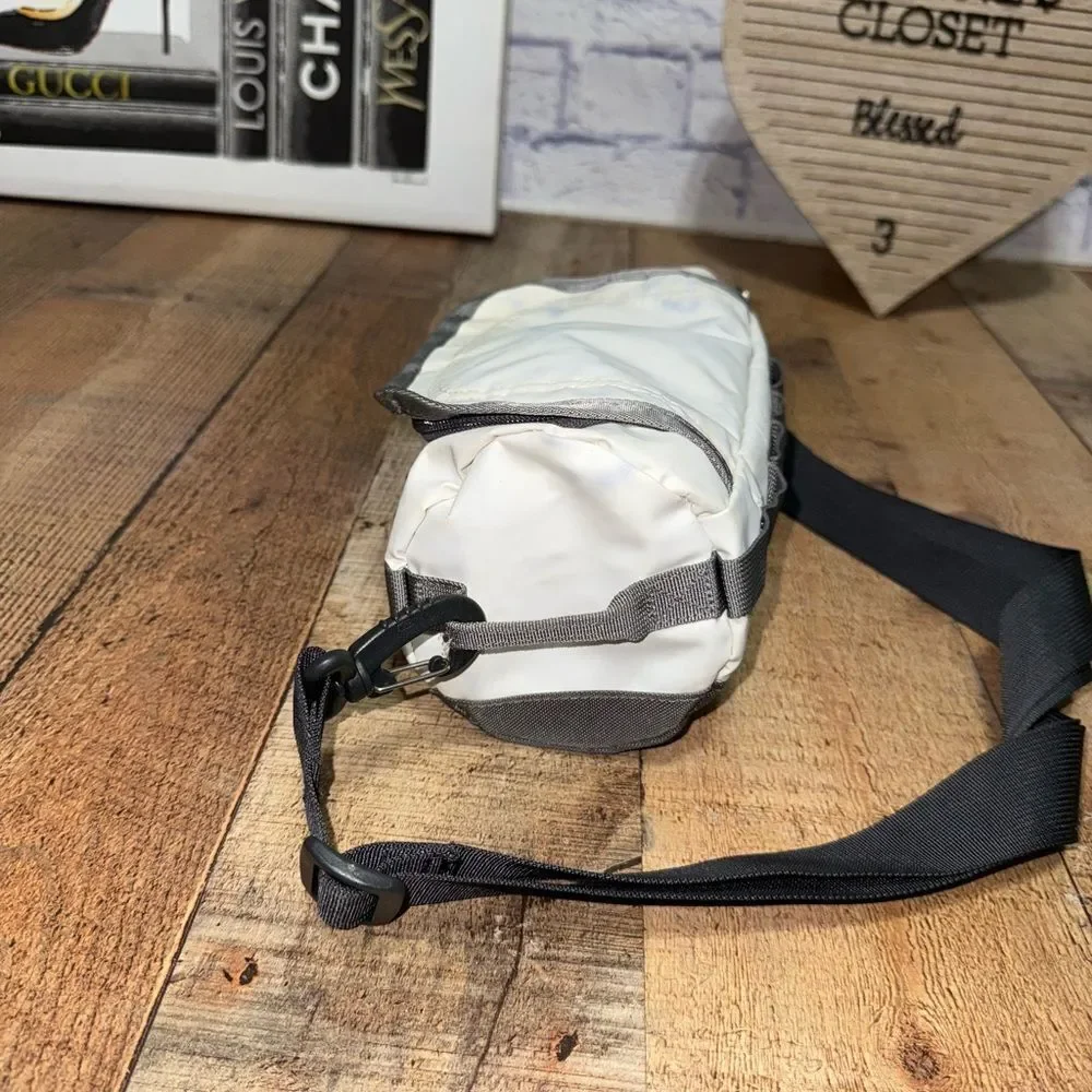 The North Face White Duffle Mini Very Rare Crossbody Has Flaws